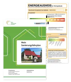 Auszug der Inhalte eines individuellen Sanierungsfahrplans