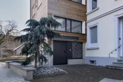 Sicht auf Hauseingang
